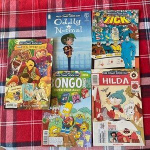Free Comic Book Day 5 book lot